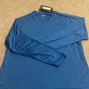 Rhone XL blue long sleeve